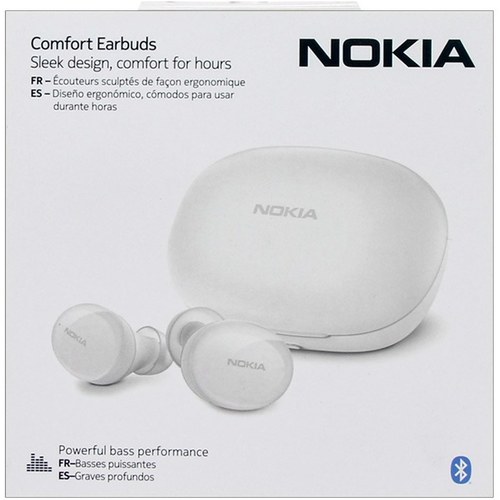 אוזניות בלוטוס אלחוטיות +COMFORT EARBUDS  NOKIA TWS-411W WHITE
