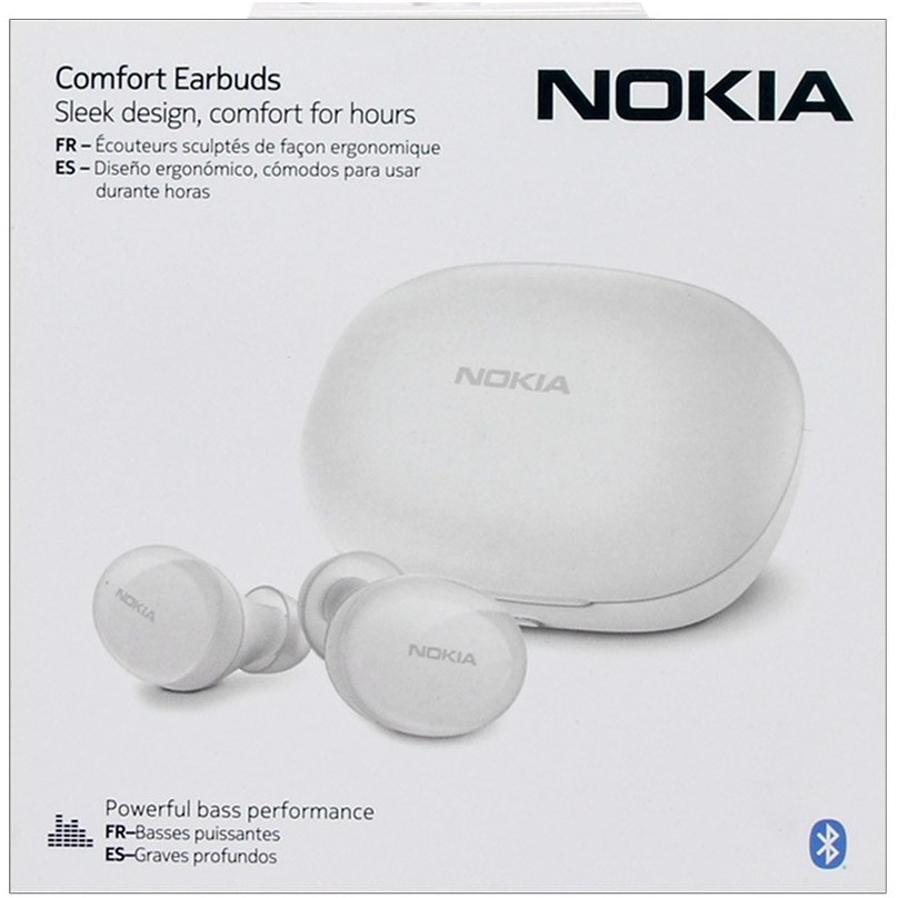 אוזניות בלוטוס אלחוטיות +COMFORT EARBUDS  NOKIA TWS-411W WHITE