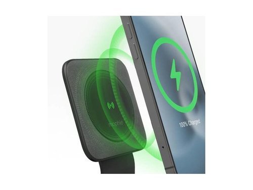 מעמד טעינה אלחוטי 15 וואט של MOPHIE דגם SNAP+ בצבע שחור