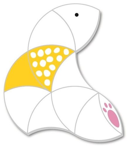 ערכת 54 מגנטים מספוג עם 16 סצנות משחק iOTOBO - חיות הקרח