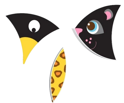 ערכת 106 מגנטים מספוג עם 16 סצנות משחק iOTOBO - סוואנה