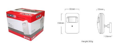 מצלמת אבטחה נסתרת בגלאי נפח PROVISION MV-326CS37