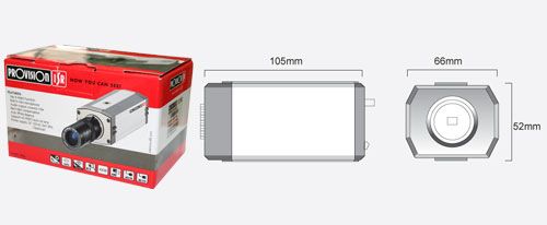 מצלמת אבטחה  גוף PROVISION BX-351CS