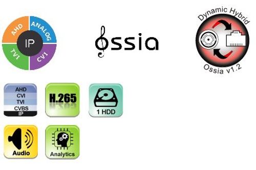 מערכת הקלטה DVR ל 4 מצלמות + מצלמות 2 IP PROVISION SH-4050A5-5L 2TB