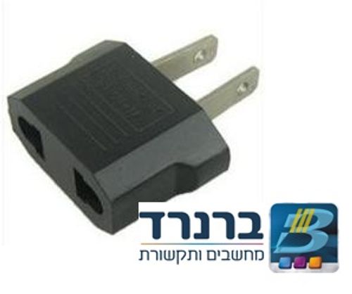 מתאם משקע ישראלי לשקע אמריקאי
