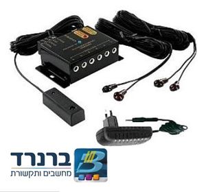סט 4 עיניות אינפרא לשליטה מרחוק מבית AUDIO LINE דגם IR1300