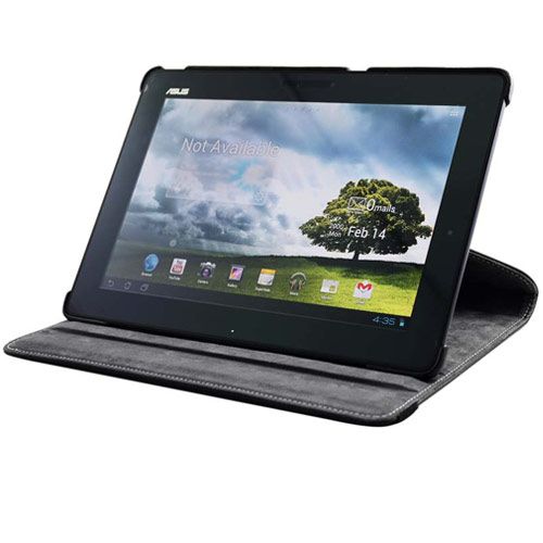 נרתיק כיסוי מסתובב ומתכוונן לטאבלט ASUS צבע שחור