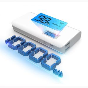 מטען נייד Power Bank 10,000mAh עם צג LCD דגם PC-Y615