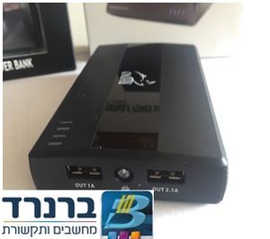 מטען נייד אוניברסלי Power bank לסמארטפונים 11000mAh מבית RHINO