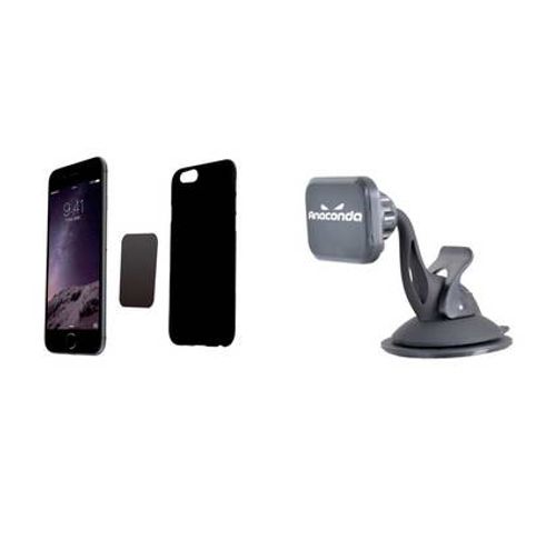זרוע לסלולרי לרכב אנקונדה Anaconda 250 – זרוע אחיזה מגנטי לדשבורד / שמשת רכב