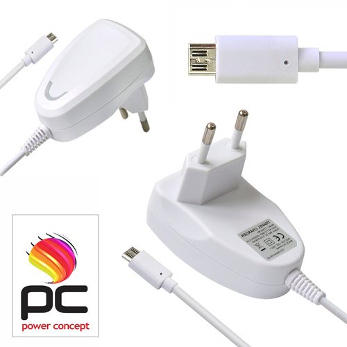 מטען חשמל מהיר במיוחד 2.1A עם תקע מיקרו USB מובנה