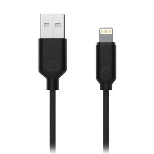 כבל סנכרון וטעינה לאייפון 3A 1M שחור TPE WESDAR T58 LIGHTING/BLACK