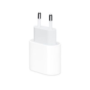 מטען מקורי מהיר 20W לאייפון 12 אפל 20W USB-C Power Adapter Apple MHJE3ZM/A יבואן רשמי סי.דאטה C-DATA