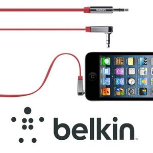 כבל להעתקה aux מכל מכשיר נייד לפלג 3.5 מבית Belkin