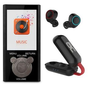 נגן MP3 עם רדיו FM ואוזניות TWS AC-241FM KIT