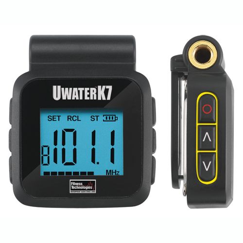 נגן רדיו דיגיטלי זעיר לשחייה עמיד במים Fitness technologies UWaterK7