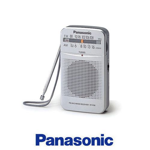 רדיו טרנזיסטור מעוצב בסגנון רטרו עם אפשרות לחיבור אוזניות Panasonic דגם RF-P50