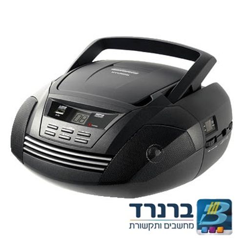מיני רדיו דיסק נישא כולל CD-MP3 ושקע USB דגם HABB-6600 יונדאי