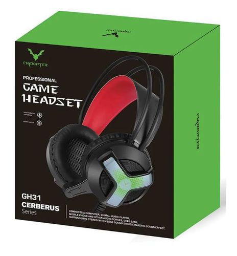 אוזניות גיימינג מוארות Wesdar Chiropter GH31 Cerberus