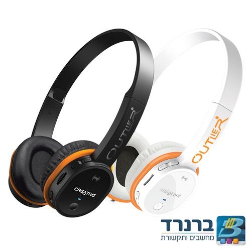 אוזניות אלחוטיות עוצמתיות עם נגן Mp3 מובנה Creative Outlier