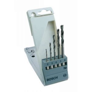 סט 5 מקדחי HSS לעץ כניסת אימפקט BOSCH