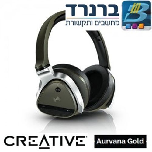 אוזניות אלחוטיות עם מסנן רעשים אקטיבי Creative Aurvana Gold