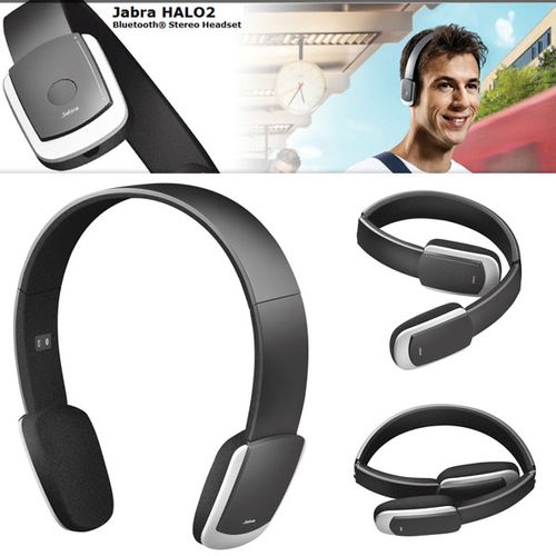 אוזניות A2DP Bluetooth סטריאופוניות Jabra Halo2