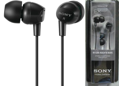 אוזניות סוני Sony MDR-EX10LP צבע שחור