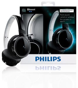 אוזניות אלחוטיות Bluetooth סטראופוניות SHB 9100 מבית Philips
