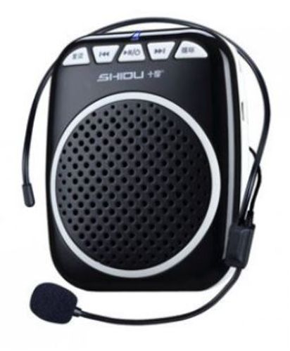 בידורית חגורת הגברה SHIDU SD S-308 מדונה עם נגן USB, סוללות ליתיום