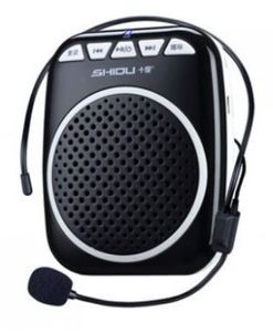 בידורית חגורת הגברה SHIDU SD S-308 מדונה עם נגן USB, סוללות ליתיום