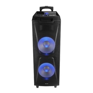 בידורית קריוקי כפולה "2×12 עם Bluetooth ו- 2 מיקרופונים אלחוטיים Blaupunkt SmartBox-122