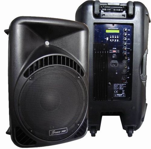 בידורית ניידת רמקולים מוגברים 300W דגם K654