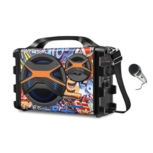 מערכת קריוקי 15W +מיקרופון LIVE GPLUS GPL-115BOX