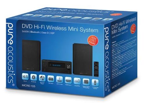 מערכת סטריאו מיני PURE ACOUSTICS MICRO-105