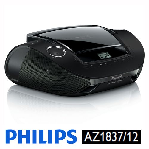 מכשיר קומפקט דיסק עם USB ו-רדיו FM Philips AZ1837