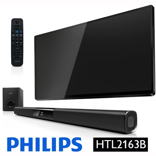 מקרן קול סאונד בר עם Bluetooth וסאבוופר Philips HTL2163B