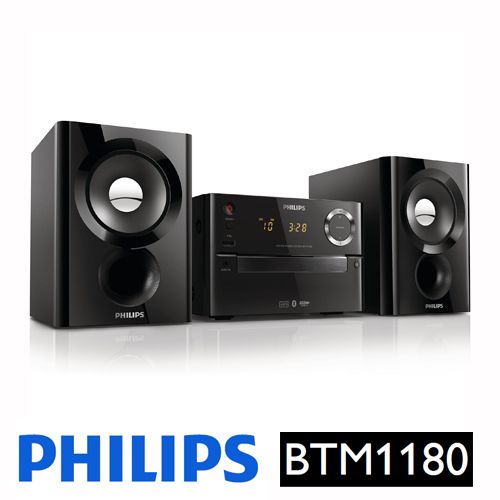 מערכת מיקרו עם CD וחיבור Bluetooth 20W דגם Philips BTM1180