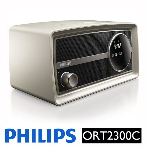 רדיו שעון דיגיטלי בעיצוב רטרו עם Bluetooth דגם Philips ORT2300C