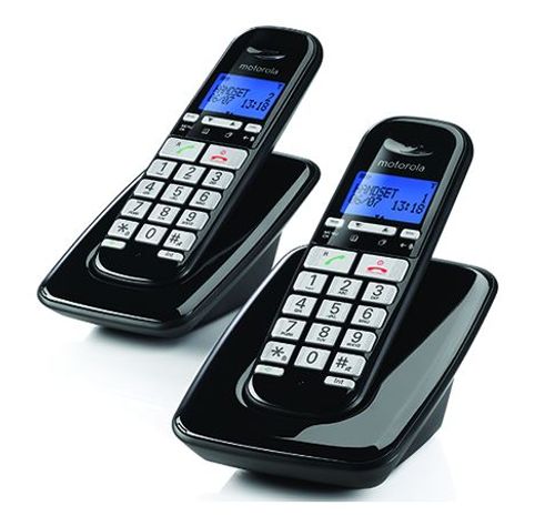 טלפון אלחוטי בעברית עם דיבורית ושלוחה נוספת Motorola S3002