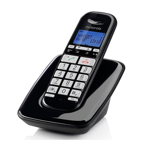 טלפון אלחוטי בעברית עם דיבורית Motorola S3001