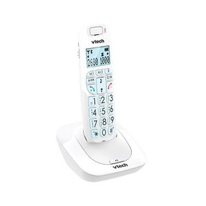 טלפון דק לבן VTECH לכבדי שמיעה ויטק VITECH SLB-150 W