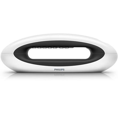 טלפון אלחוטי מעוצב לבן מבית PHILIPS דגם M5501
