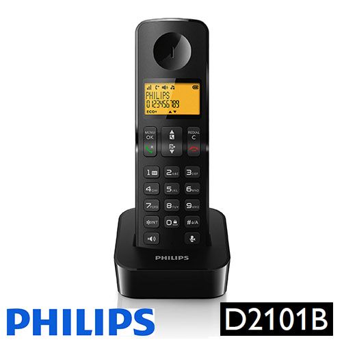 טלפון אלחוטי איכותי עם ספיקר Philips D2101B