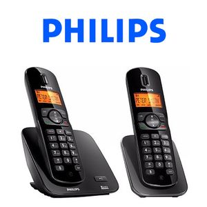 טלפון אלחוטי + שלוחה PHILIPS CD-170 DUO