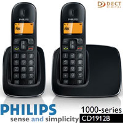 טלפון אלחוטי פיליפס PHILIPS CD1912B