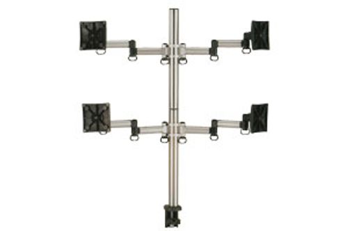 זרוע שולחנית לארבעה מסכי PARM-6034 LCD