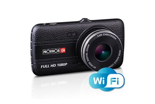 מצלמת דרך לרכב דו כיוונית Provision ISR PR-2400CDV-W 1080P כולל Wi-Fi