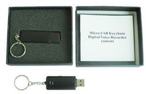 מקליט קול דיגיטלי בצורת זיכרון נייד  USB 2GB