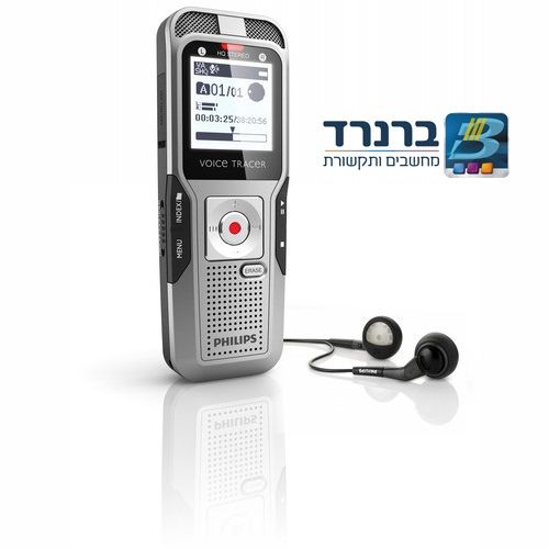טייפ מנהלים סטריאו 4GB + הרחבה Philips DVT3400